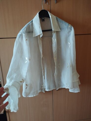 ps kosulje 2023: L (EU 40), Polyester, Floral, color - Beige