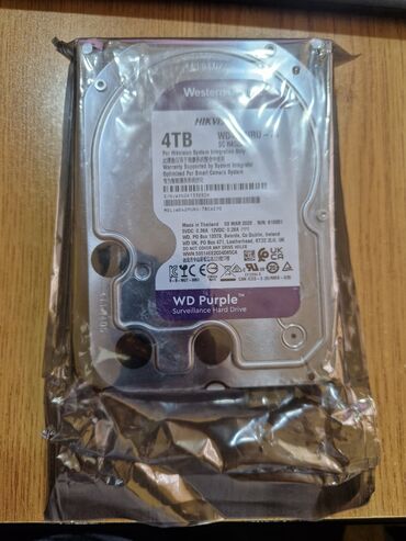 hard disk 4 tb: Daxili Sərt disk (HDD) Western Digital (WD), 4 TB, 3.5", Yeni