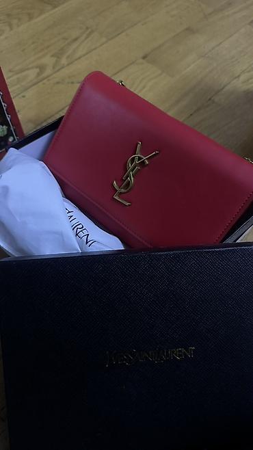 ysl canta: Saint Laurent (YSL) zəncirli çanta - Model: Monogram kateqoriyası, ön — 1