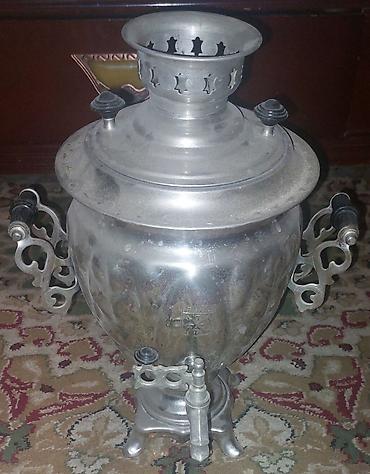 samovar 5l: Klassik metal samovar - Material: cilalanmış metal (alüminium — 1