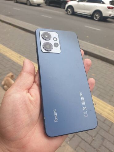 Информатика: Redmi Note 12, 128 ГБ, цвет - Черный, Гарантия, Отпечаток пальца, Две SIM карты