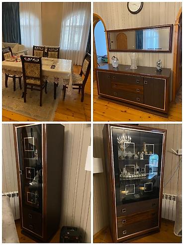 makiaj masasi: Qonaq otağı üçün klassik üslubda mebel dəsti təqdim olunur — 5