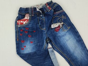 kombinezon niemowlęcy 62: Denim pants, Next, 12-18 months, condition - Perfect