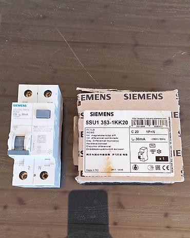 ucuz malar: Siemens Elektrik avtomat, 1 faza, 230 Vt, Ünvandan götürmə — 1