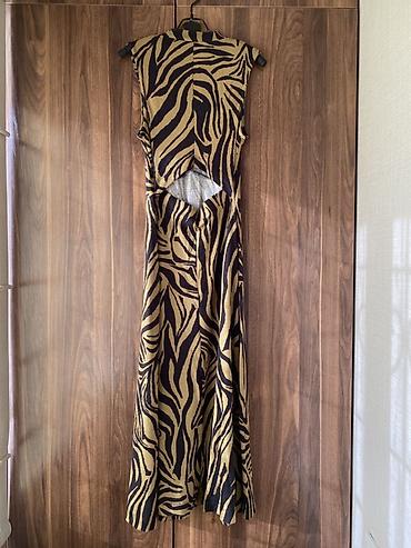 leopard 7: Повседневное платье, Осень-весна, Длинная модель, Трикотаж, XS — 6