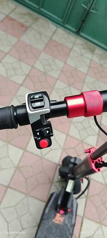mikrafon şur: **KugooKirin M4 Pro+ elektrik skuter** Cəmi 17 km məsafə qət edib — 6