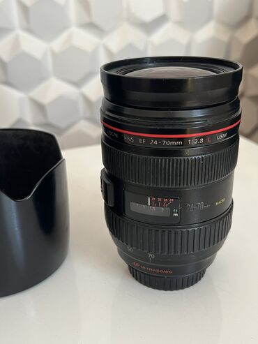 600d canon: Canon EF lens 24-70mm 1: 2,8 L Ideal veziyetde Hec bir problemi yoxdu