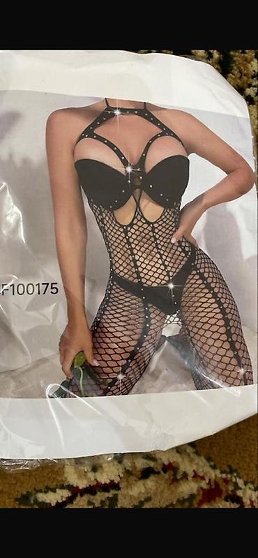 часы crown: Сетчатый боди-комбинезон в стиле fishnet. - Цвет: черный - Дизайн — 1