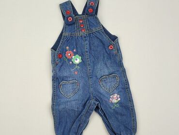 niebieski top hm: Dungarees, Marks & Spencer, 3-6 months, condition - Good