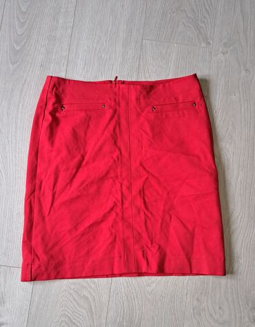 zara suknja sa masnom: 2XL (EU 44), Mini, color - Red