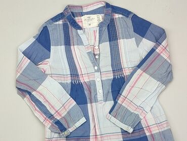 koszula w kratę niebieska: Bluzka, H&M, 5-6 lat, 110-116 cm, stan - Dobry