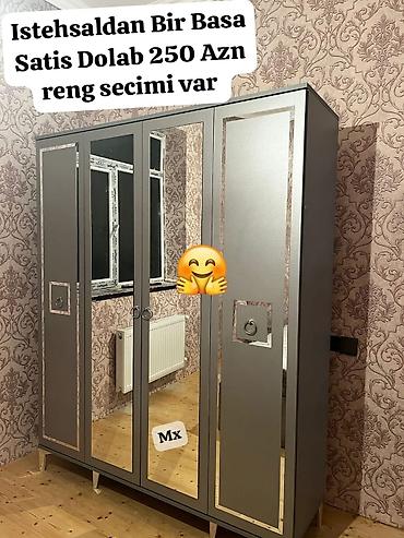 2 ci perde: Dolab yeni qarderob paltar dolabı güzgülü — 1