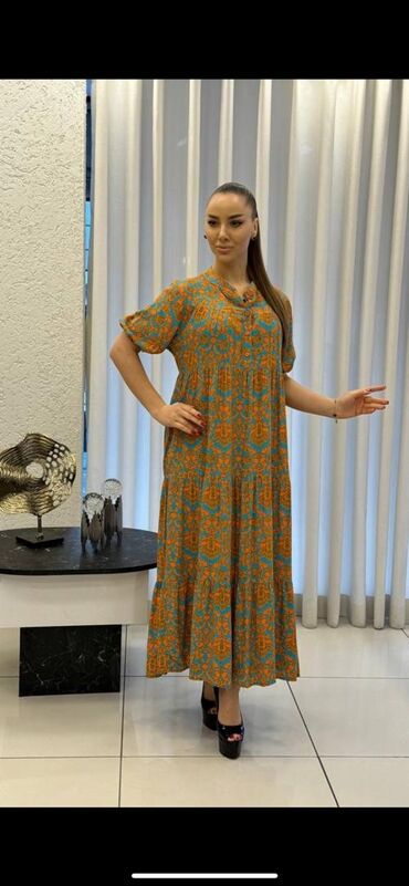 Платья: Шикарная штапельное платье производство Турция 🇹🇷 Также есть