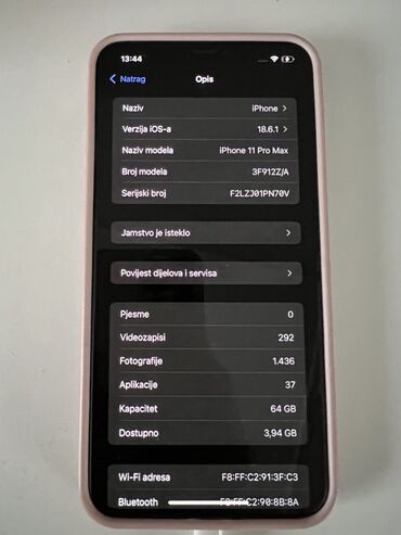 Apple iPhone: Apple iPhone iPhone 11 Pro Max, 64 GB, Zlatna, Face ID — 10