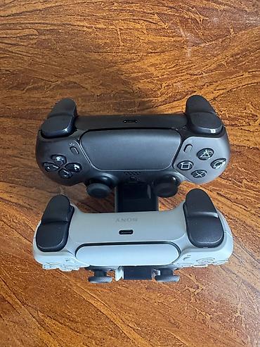 PS5 (Sony PlayStation 5): PS5 Slim Disc Edition (1TB) 2 orijinal DualSense pult DualSense şarj — 10