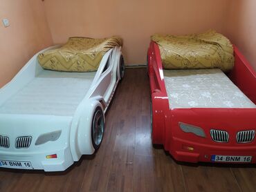 Təknəfərlik uşaq çarpayıları: Oğlan və qız üçün, Çarpayı, Bazasız, Matras ilə, Siyirməsiz