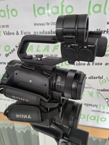 Videokameralar: Sony 4K XDCAM əl kamerası Təzə 0 məhsul. - Sensor: Exmor R CMOS - — 12
