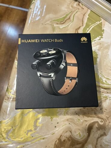 qulaqliq temiri: Б/у, Смарт часы, Huawei, Сенсорный экран, цвет - Черный