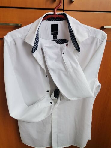 Košulje: Kao nova snežno bela muška košulja. Veličina 39/40. Slim fit — 7