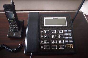 ikinci əl telefonlar: Stasionar telefon Panasonic, Simli, İşlənmiş, Ünvandan götürmə