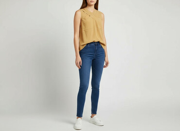 mohito kurtka jeansowa z nadrukiem: Mohito, Women's blouse, size XS
