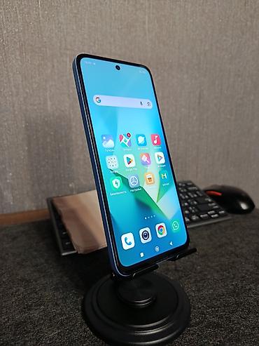 Redmi, Redmi 12, Б/у, 128 ГБ, цвет - Голубой, 2 SIM