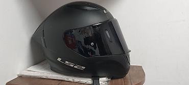 moto hisseler: LS2 tam üzlü motosiklet dəbilqəsi - Rəng: mat qara - Marka/model: LS2 — 1