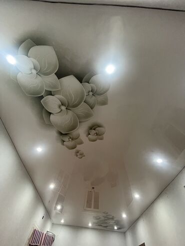 Натяжной потолок: Натяжной потолок Глянцевое, Матовое, 3D потолки Гарантия, Бесплатная консультация, Бесплатный замер — 7