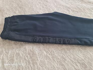 Брюки: Спортивные штаны GANT Mixed Fabric Sweatpants, размер S - Модель — 3