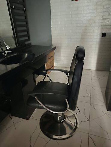 salon dolab: Salon üçün tam dəst mebel və avadanlıq - İki postlu iş stansı: qara — 2