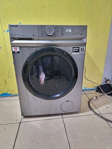 куплю кондиционер бу: Стиральная машина Toshiba, 6 кг, Б/у, Автомат, Есть сушка, Нет кредита, Платная доставка — 2