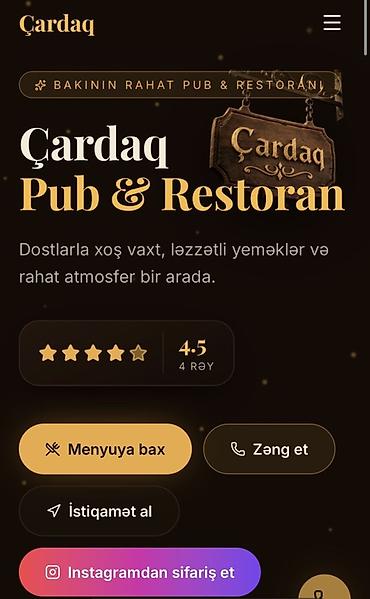 Digər xidmətlər: Veb saytların hazırlanması — 3