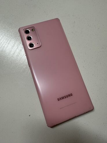 самсунг ноте 20: Samsung Galaxy Note 20, Б/у, 256 ГБ, цвет - Розовый, 1 SIM, 2 SIM, eSIM