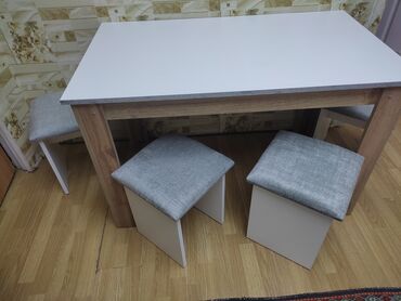 стол стул для кухни: Новый, Прямоугольный стол, Азербайджан