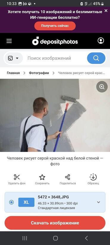 Покраска: Покраска ворот, Покраска стен, Покраска потолков, На водной основе, На масляной основе, Больше 6 лет опыта — 4