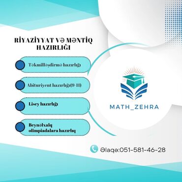 hazırlıq: Repetitor | Riyaziyyat, Məntiq | İmtahanlara hazırlıq, Abituriyent hazırlığı