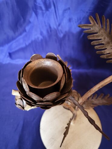 Sveće i svećnjaci: Set svećnjaka, bоја - Zlatna, Novo — 5