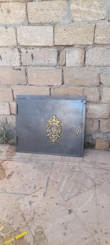 seyf demir qapi: Dəmir qapı/lyuk paneli - Material: qalın metal (qaynaqla yığılıb) — 1