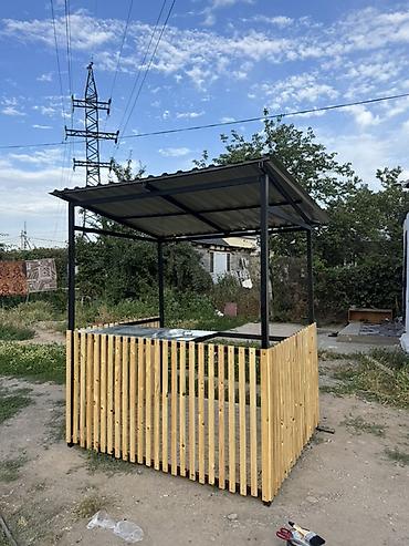 блинный киоск: Уличный киоск/барная стойка с навесом - Каркас: металлический — 2
