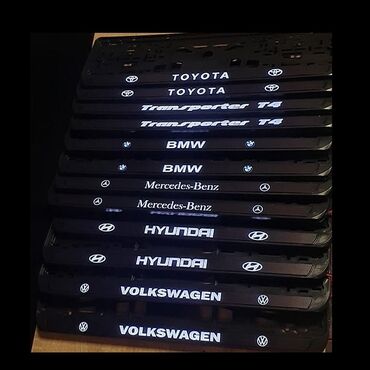 Другие аксессуары для салона: Ledramki Ледрамки Номерные рамки с освещением логотипа #автонаклейки — 3