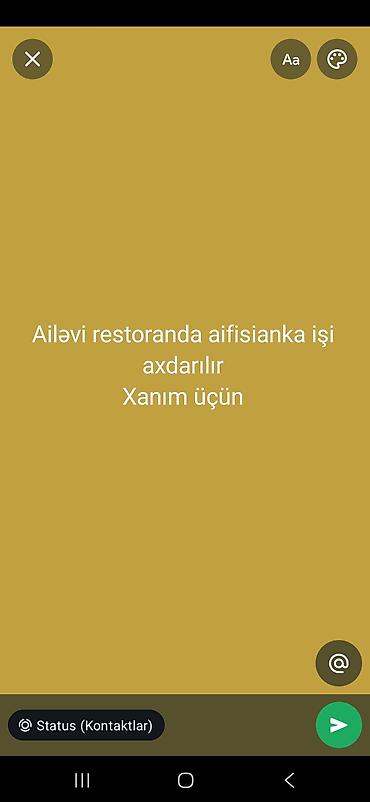 Ofisiant tələb olunur, Restoran lalafo.az -da Ofisiant tələb olunur, Restoran