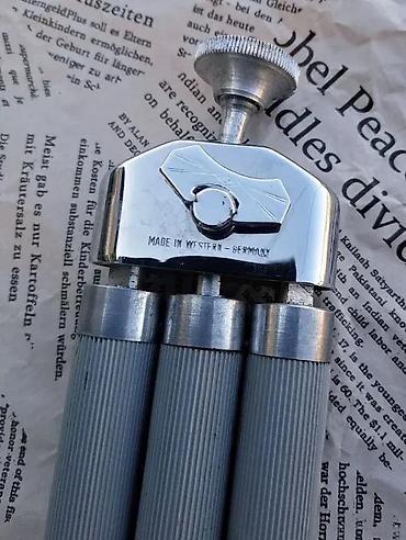 Ostali antikviteti: Stari Mesingani stativ SUIS RAPID West Germany. Une antiquité. Vintage — 5