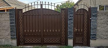 Сырдоо: Металлические ворота и калитка для частного участка - Комплект — 7