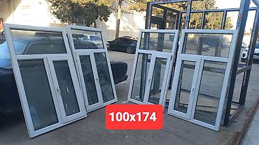 islenmis parket: İşlənmiş İkiqat şüşə paketi Plastik pəncərə, Еni: 100 sm, Uzunluğu: 174 sm, Ödənişli quraşdırma — 1