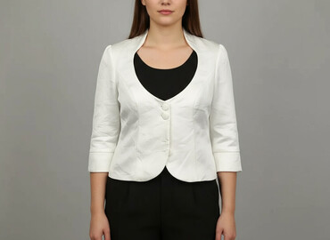 biała marynarka damska h m: Modern Line, Піджак жіночий, розмір 2XL
