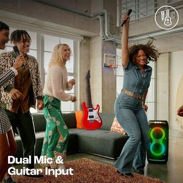 Динамики и колонки: Аренда, прокат. Две портативные акустические системы JBL PartyBox — 6