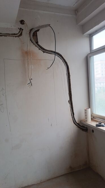 Другие услуги: Штроба и закладка трассы для кондиционера - Полный цикл подготовки — 2