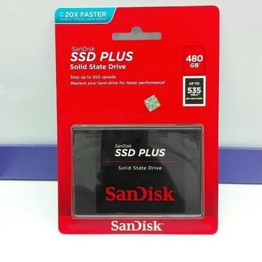 250 gb hard disk: Внутренний Накопитель SSD Sandisk, 480 ГБ, Новый