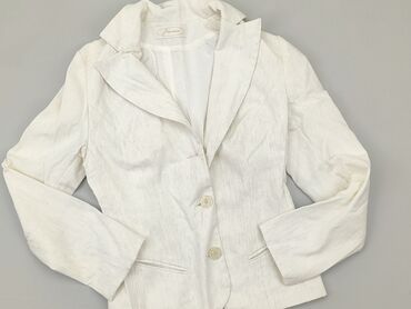białe t shirty damskie z dekoltem v: Marynarka Damska S, stan - Dobry