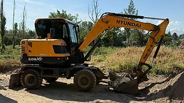 экскаваторы 55: Hyundai Robex 60W-5 — колесный мини-экскаватор Основные — 3